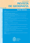 Revista de Geografia Norte Grande雜志封面